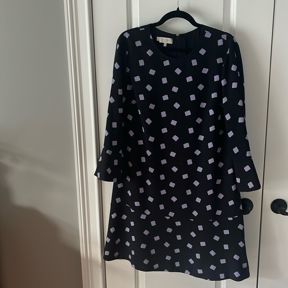 Size 12 Hobbs London crepe A-line dress